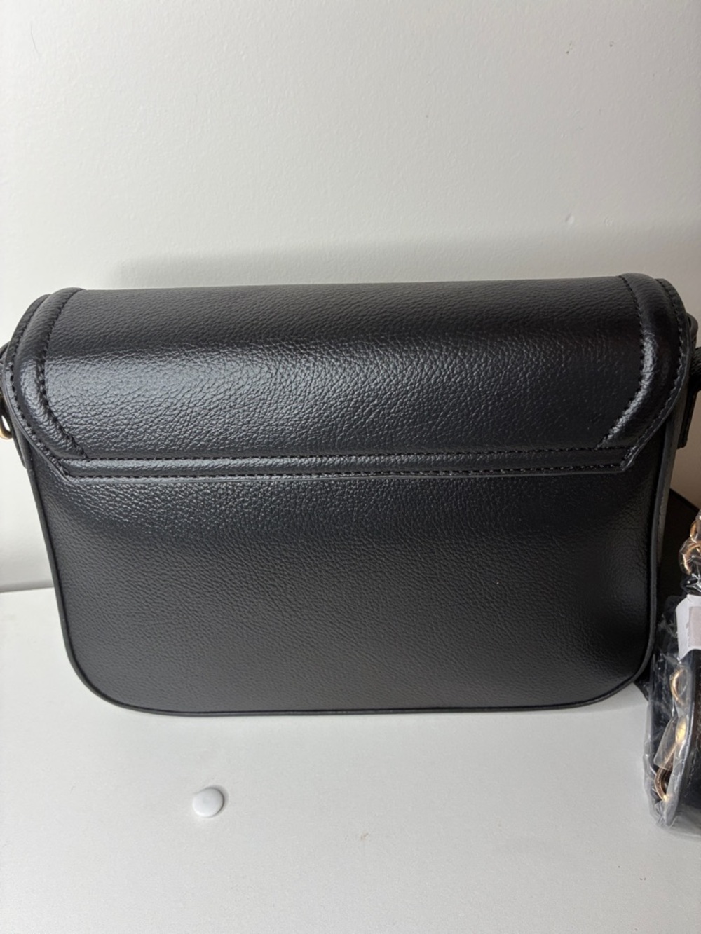Valentino Orlandi Black Crossbody Bag with Matching Coin Pouch NWT - Picture 6 of 15